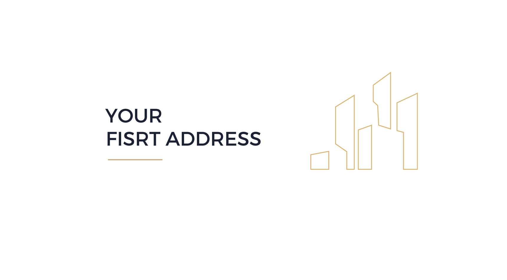 Address Construction. Your First Address